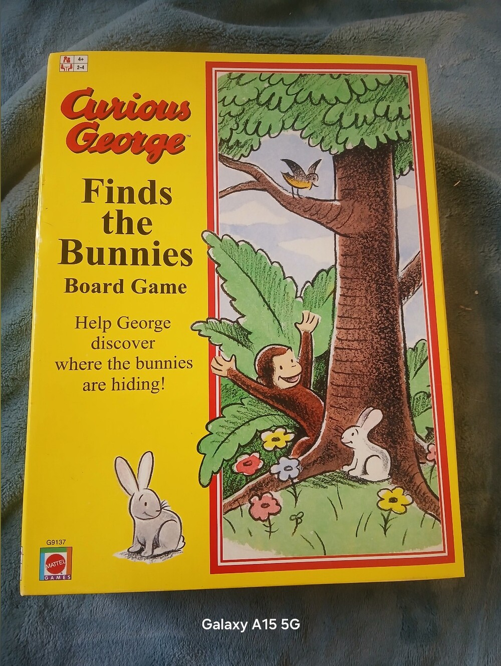 Finds the Bunnies Board Game - Yellow